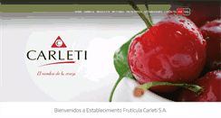 Desktop Screenshot of carleti.com.ar